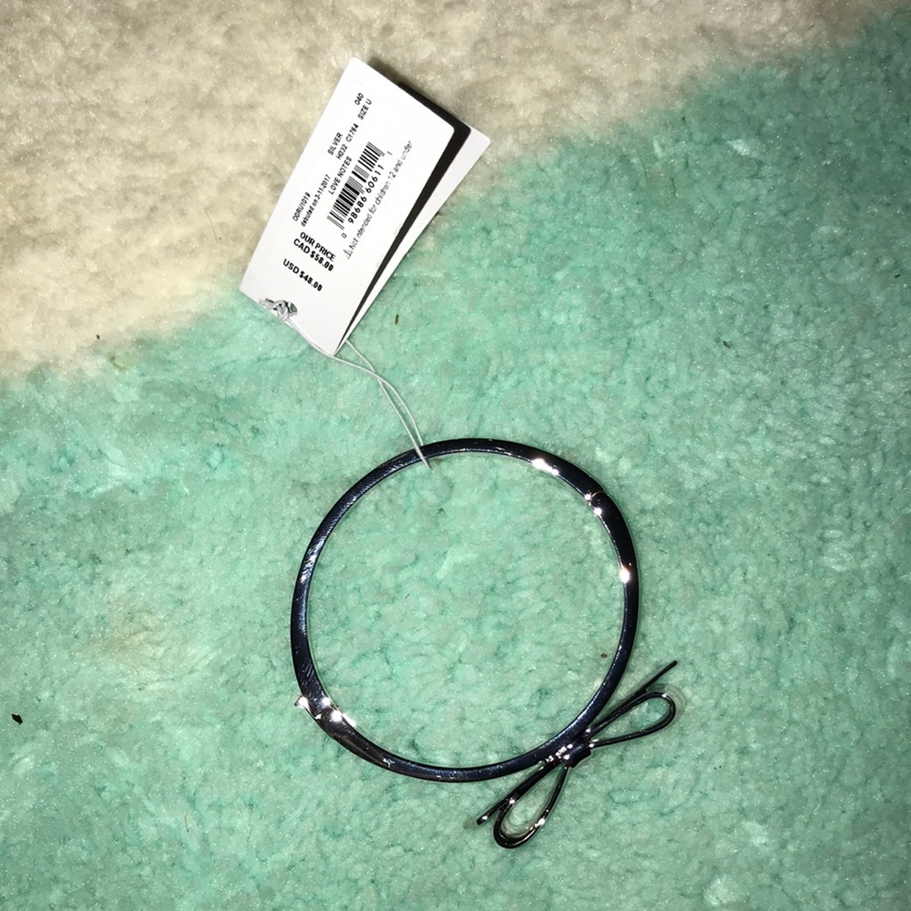 Silver Kate spade bangle